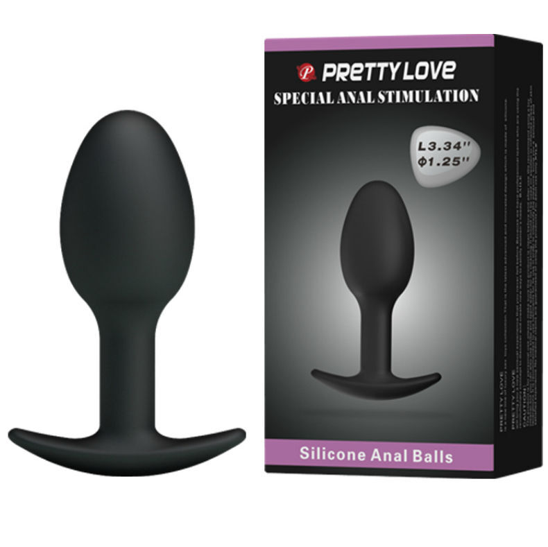 Plug Anale in Silicone 6.5 CM Nero – Pretty Love