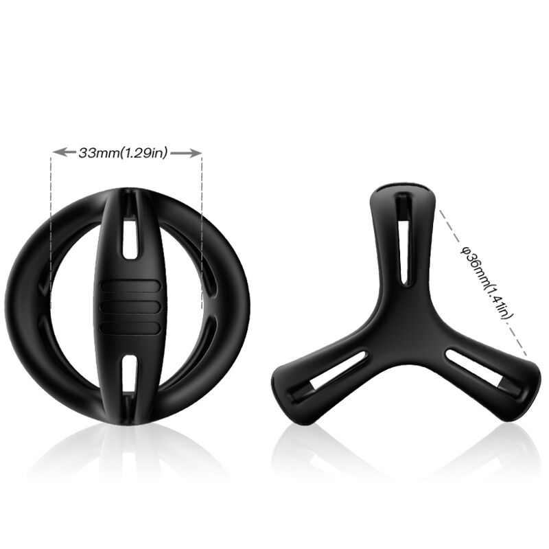 ARMONY - X-RING MULTIPOSIZIONE NERO - immagine 2
