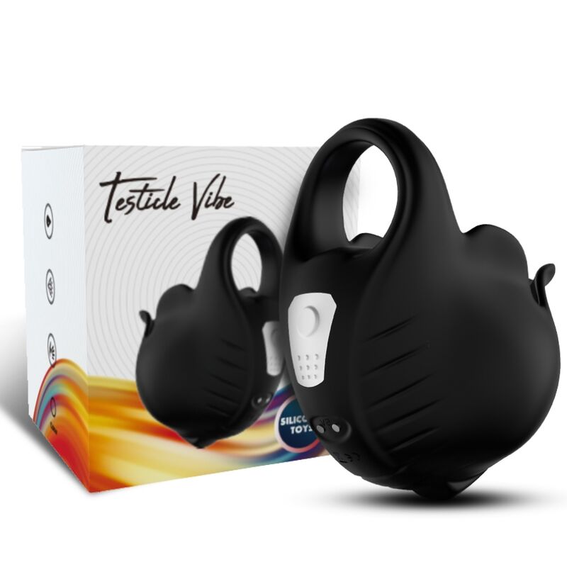 ARMONY - ANELLO VIBRATORE A COPPE NERO - immagine 3
