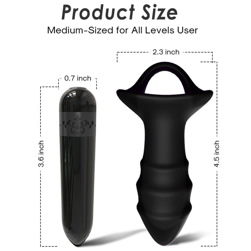ARMONY - VIBRATORE A DITA KYLIN E TELECOMANDO CON PRESA ANALE NERO - immagine 4