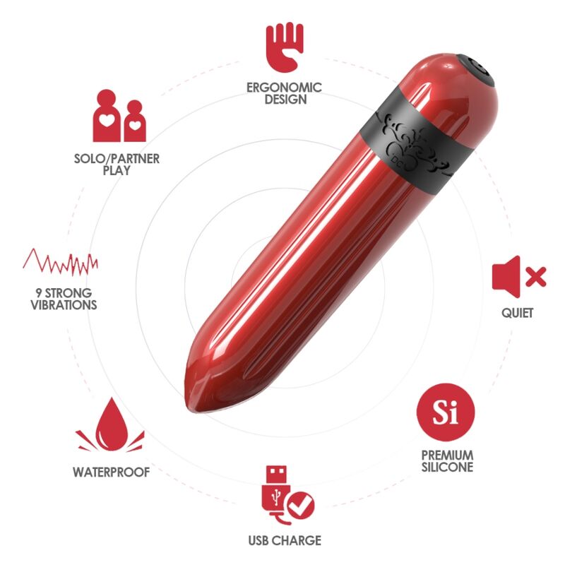 ARMONY - ROCKET VIBRATORE BULLET TELECOMANDO FUCSIA - immagine 3