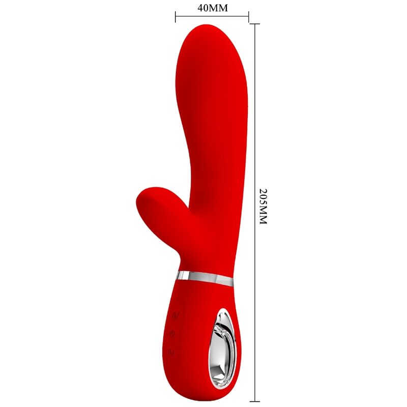 PRETTY LOVE - VIBRATORE MULTIFUNZIONE G-SPOT THOMAS ROSSO - immagine 5