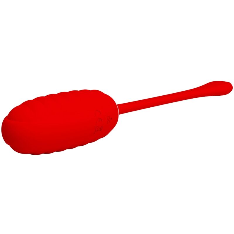 PRETTY LOVE - UOVO VIBRANTE RICARICABILE KIRK ROSSO - immagine 5