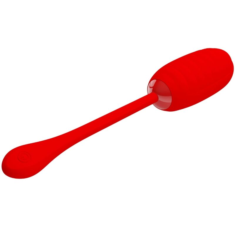 PRETTY LOVE - UOVO VIBRANTE RICARICABILE KIRK ROSSO - immagine 3