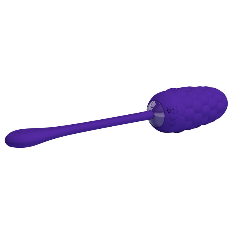 PRETTY LOVE - UOVO VIBRANTE CON TEXTURE MARINA RICARICABILE VIOLA - immagine 3