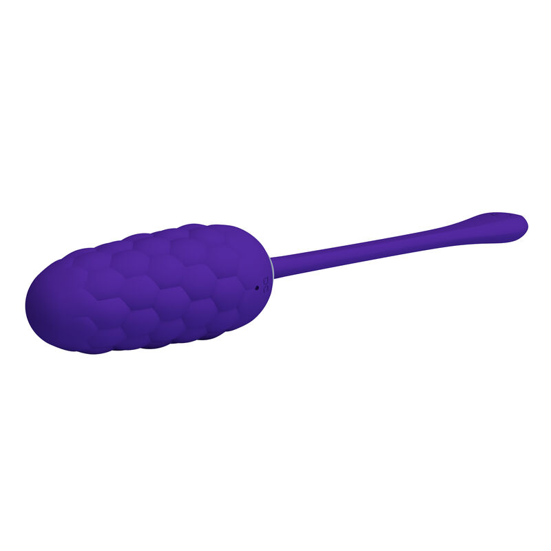 PRETTY LOVE - UOVO VIBRANTE CON TEXTURE MARINA RICARICABILE VIOLA - immagine 4