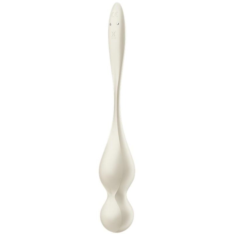 SATISFYER - LOVE BIRDS SFERE KEGEL VIBRANTI BIANCHE - immagine 3