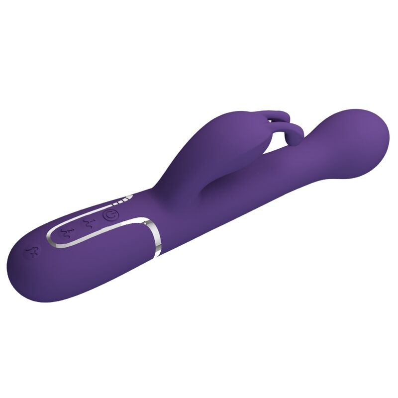 PRETTY LOVE - DEJON VIBRATORE RABBIT 3 IN 1 MULTIFUNZIONE VIOLA - immagine 4