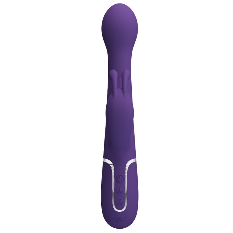 PRETTY LOVE - DEJON VIBRATORE RABBIT 3 IN 1 MULTIFUNZIONE VIOLA - immagine 3