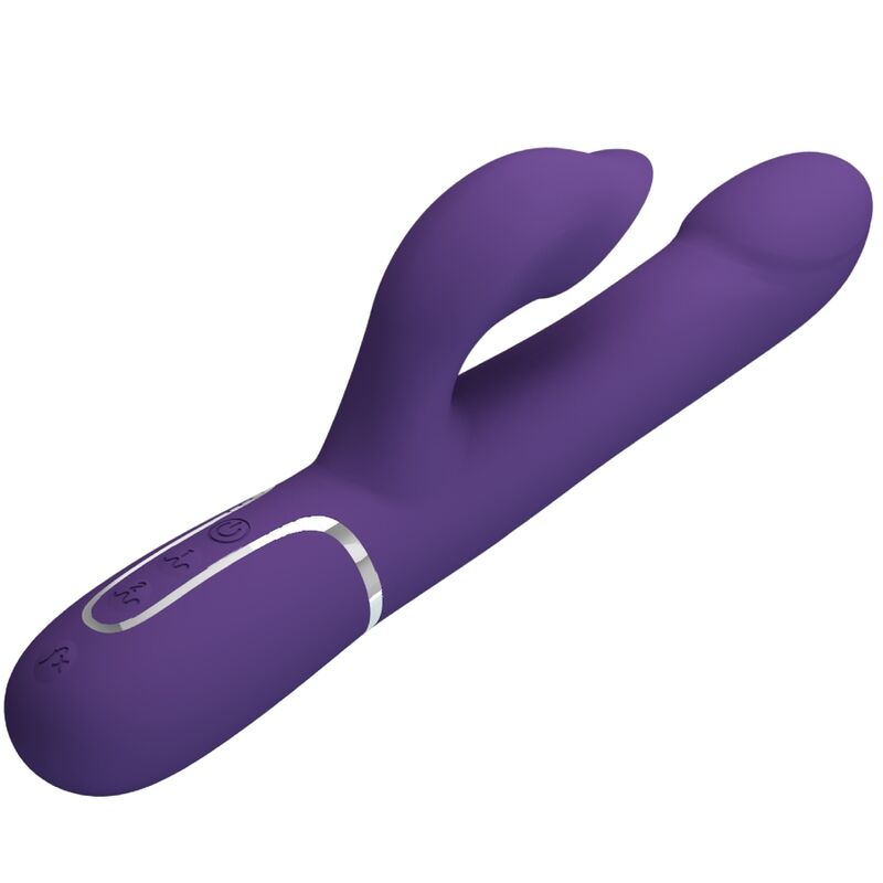 PRETTY LOVE - ZALIN PERLE VIBRATORE CONIGLIO 4 EN 1 VIOLA - immagine 4