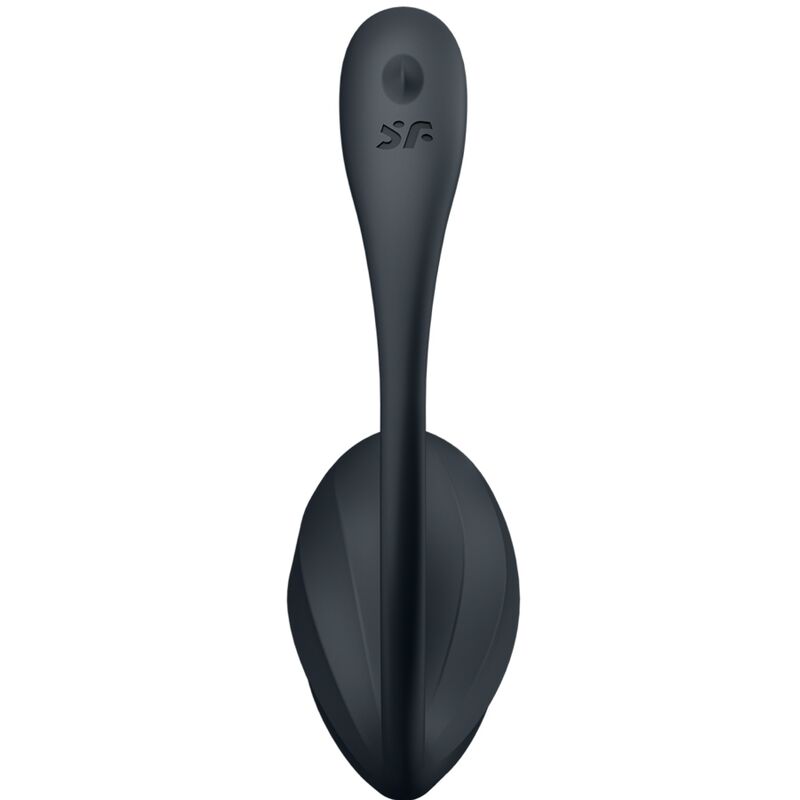 SATISFYER - RIBBED PETAL STIMOLATORE PUNTO G TELECOMANDO NERO APP GRATUITA - immagine 3