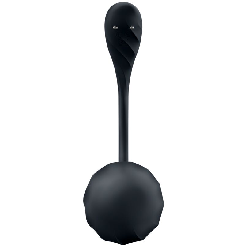 SATISFYER - RIBBED PETAL STIMOLATORE PUNTO G TELECOMANDO NERO APP GRATUITA - immagine 5