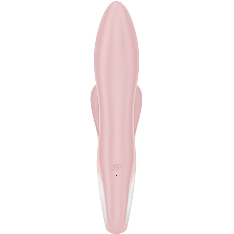 SATISFYER - AIR PUMP BUNNY 3 VIBRATORE GONFIABILE CONIGLIO ROSA - immagine 5