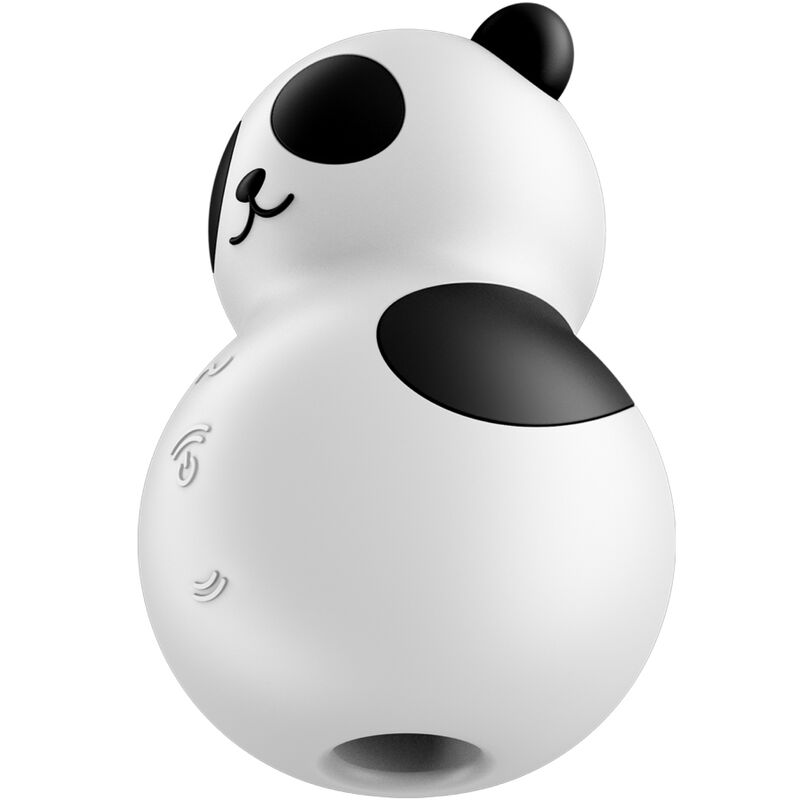 SATISFYER - POCKET PANDA STIMOLATORE E VIBRATORE IN BIANCO E NERO - immagine 5