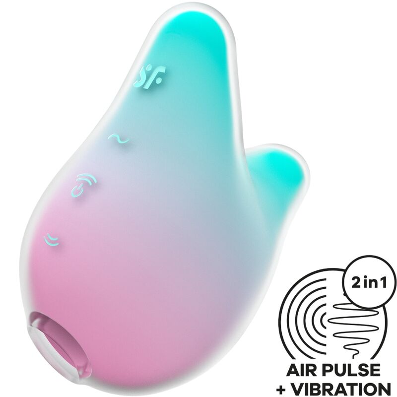 Satisfyer Mermaid Vibes Stimolatore e Vibratore Menta e Rosa