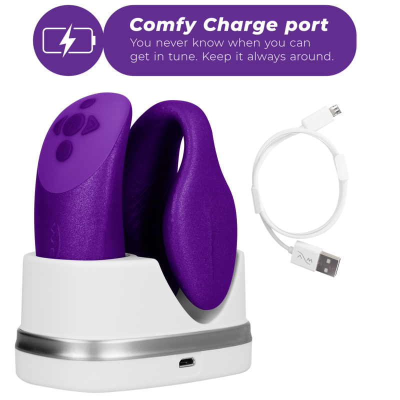 WE-VIBE - VIBRATORE CHORUS PER COPPIA CON LILAC SQUEEZE CONTROL - immagine 5