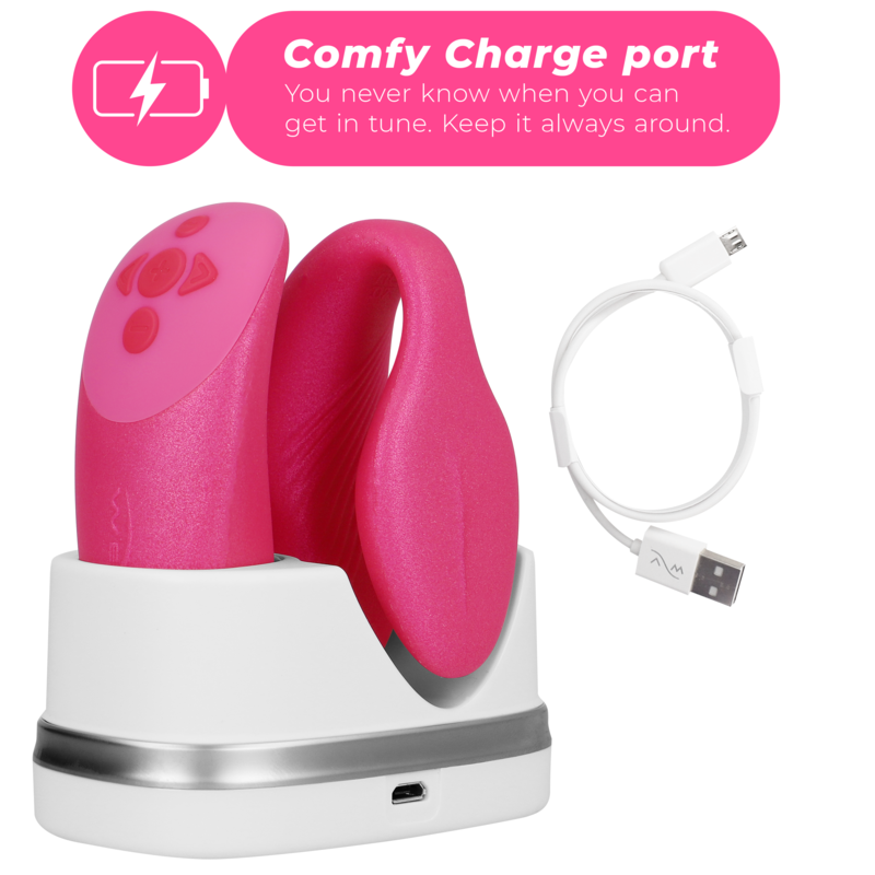 WE-VIBE - VIBRATORE CHORUS PER COPPIA CON SQUEEZE CONTROL ROSA - immagine 5