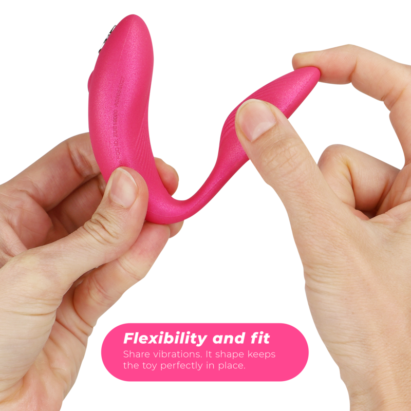 WE-VIBE - VIBRATORE CHORUS PER COPPIA CON SQUEEZE CONTROL ROSA - immagine 4