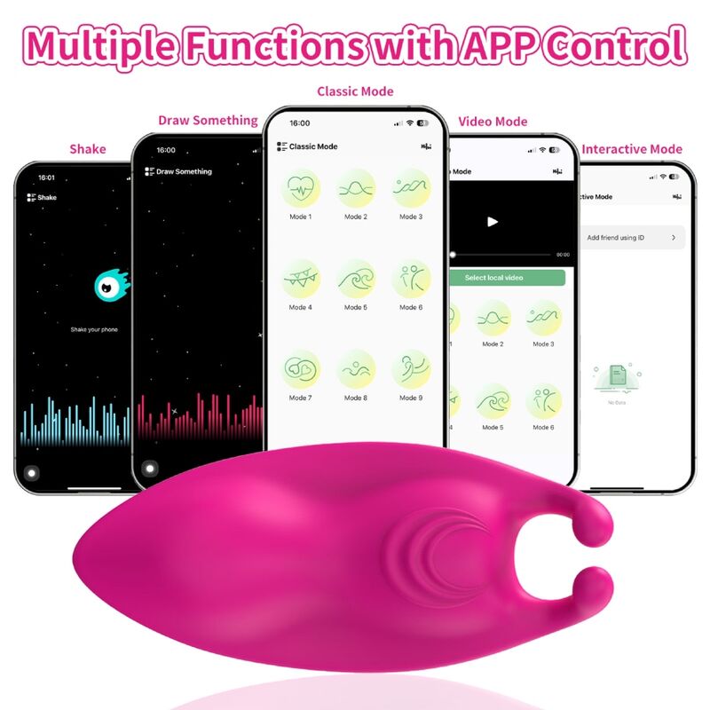 ARMONY - MUTANDINA INDOSSABILE HONEYBEE VIBRATORE G-SPOT FUCSIA - APP GRATUITA - immagine 5