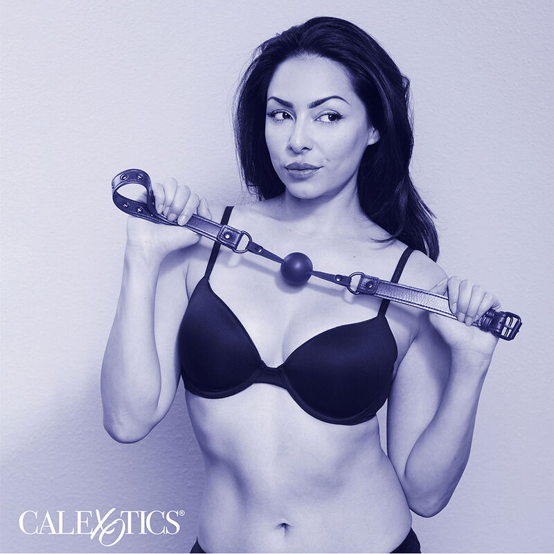 CALEXOTICS - NOCTURNAL BALL GAG SILICONE NERO - immagine 5