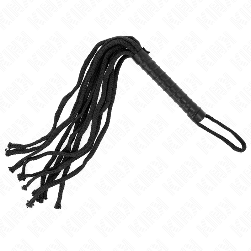 KINK - FRUSTA IN CORDA NERA 56 CM - immagine 3