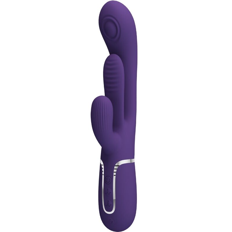 Vibratore Triplo Coniglio Shania – Viola – Pretty Love