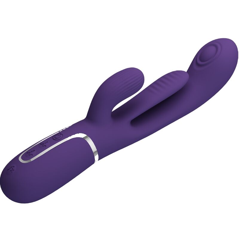 Vibratore Triplo Coniglio Shania – Viola – Pretty Love - immagine 4
