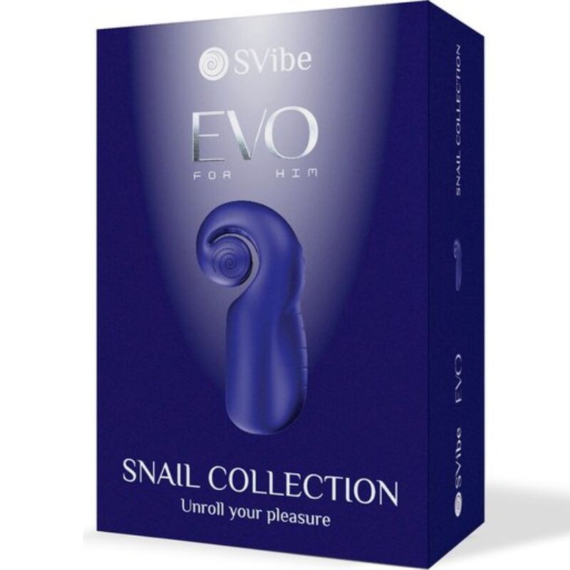 SNAIL VIBE - EVO PER LUI MASTURBATORE MASCHILE SLIDE N'ROLL BLU SCURO - immagine 5