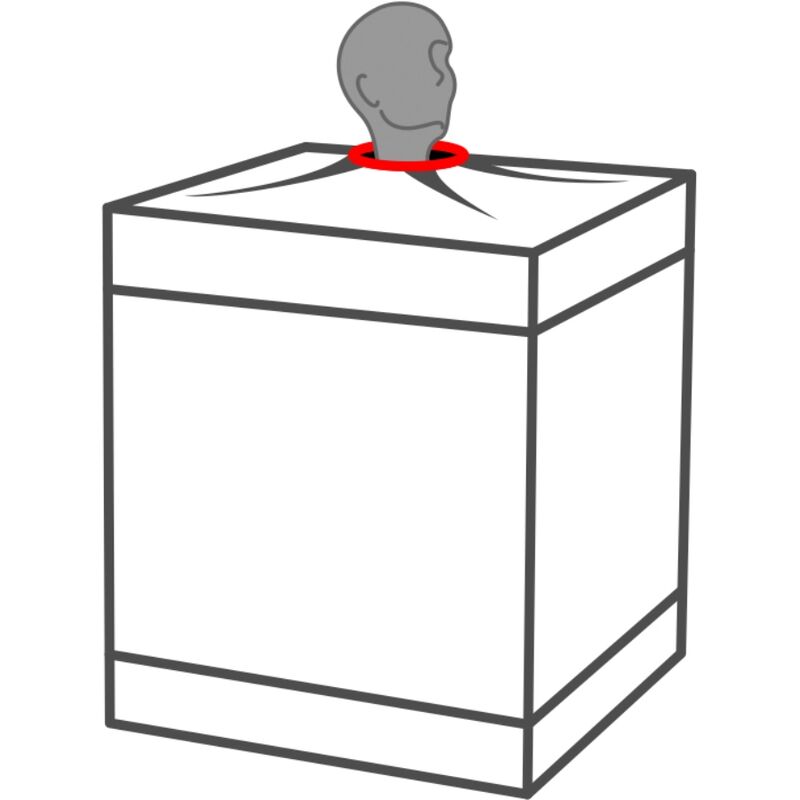 SECRET DOME - KINK CLUB CABINA BUKKAKE NERO E ROSSO - immagine 4