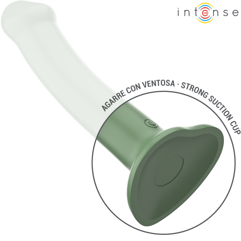 INTENSE - BECCA VIBRATORE CON VENTOSA 10 VIBRAZIONI TELECOMANDO VERDE - immagine 4