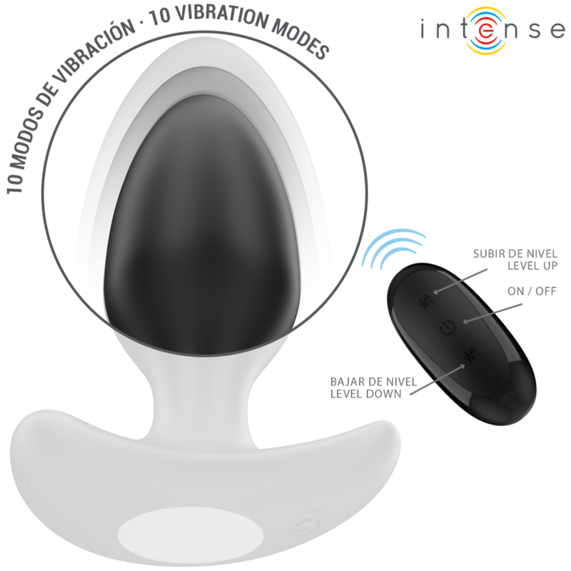 Intense - Joey Anal Plug Telecomando - 10 Vibrazioni - immagine 4