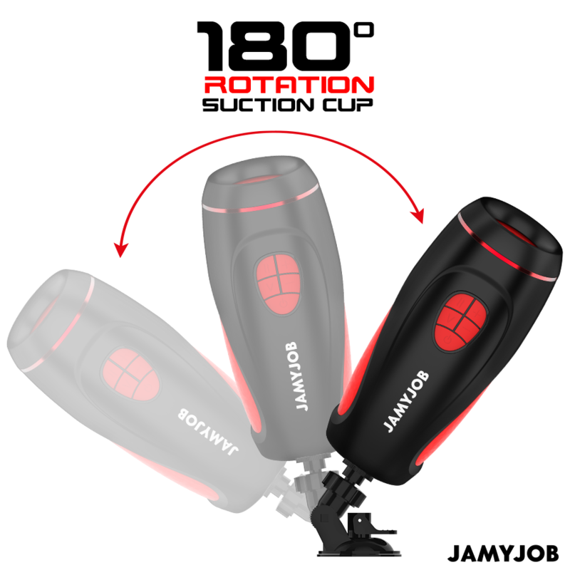 JAMYJOB - PYSTON BASE MASTURBATORE AUTOMATICO CON DILDO TELECOMANDO - immagine 4