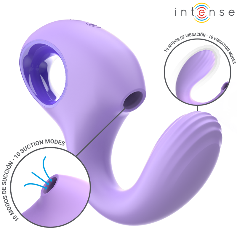 Intense – Baxter Vibratore e Stimolatore – Viola