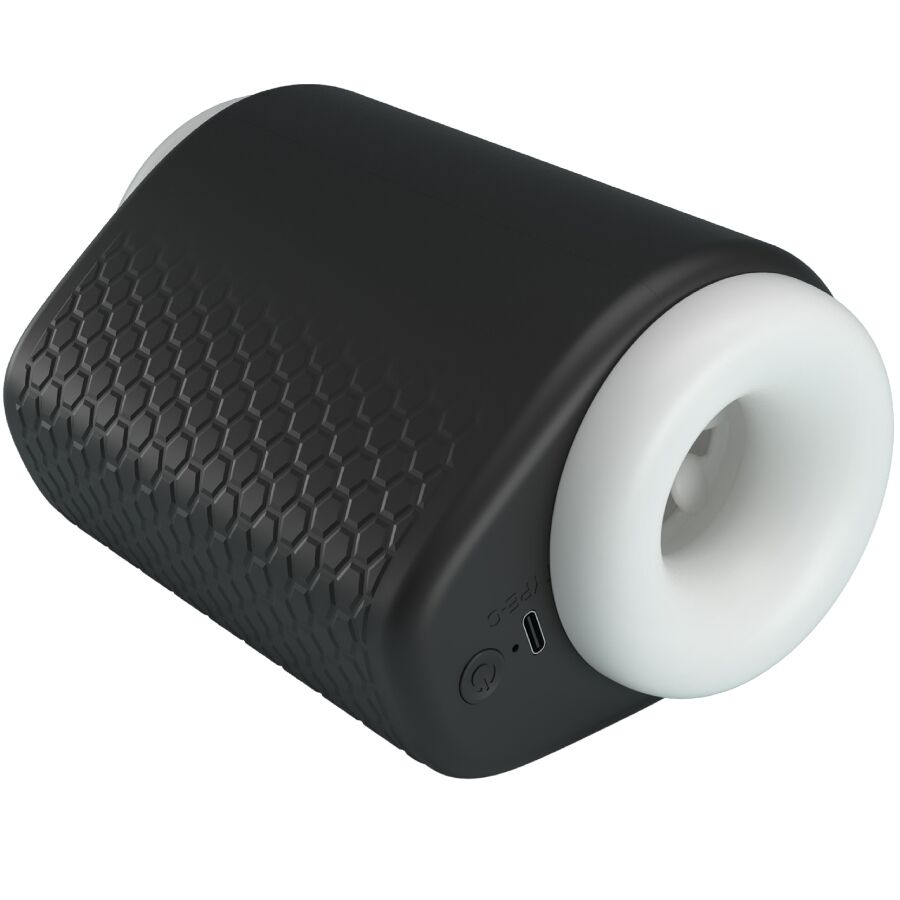 PRETTY LOVE - DJ GIRL MASTURBATORE MASCHILE CON VIBRAZIONE 5 IMPOSTAZIONI NEGRO - immagine 4