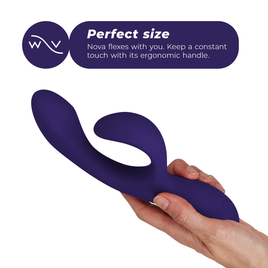 WE-VIBE - VIBRATORE NOVA 3 RABBIT BLU NOTTE - immagine 5