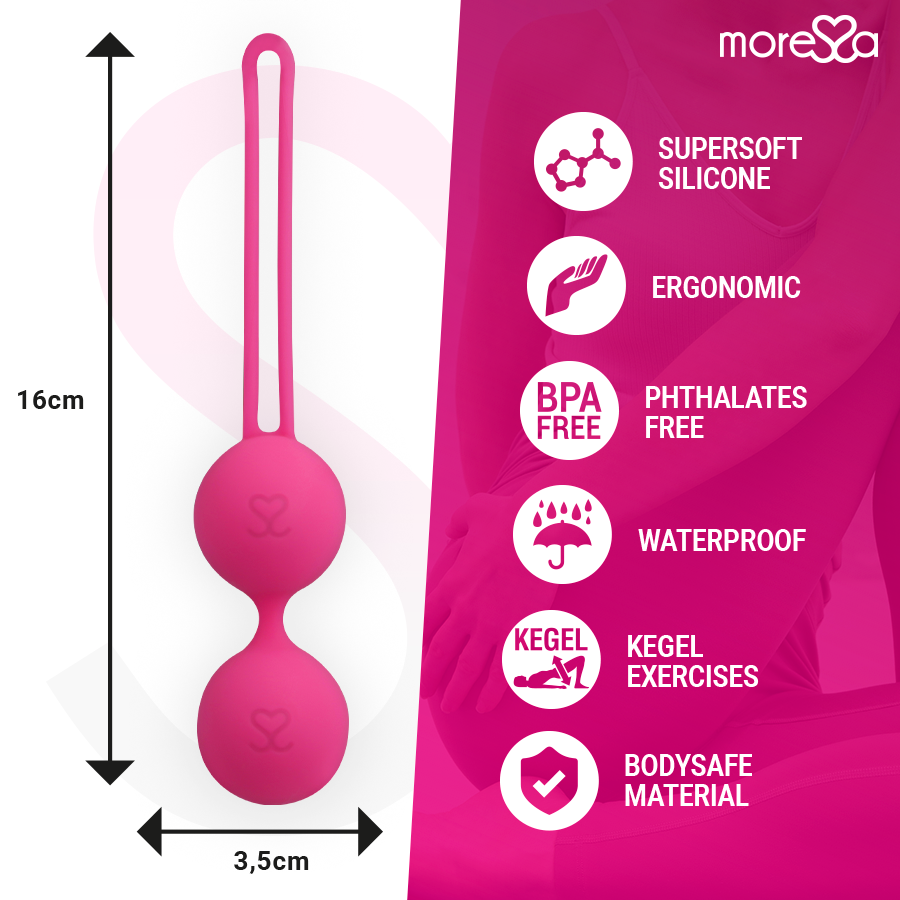 MORESSA - OSIAN DUE SILICONE PREMIUM ROSA - immagine 4