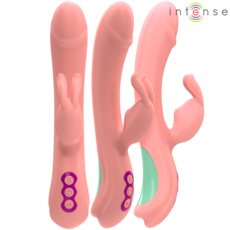 INTENSE - RACHEL RABBIT VIBRATOR 5 VIBRAZIONI ROSA - immagine 3