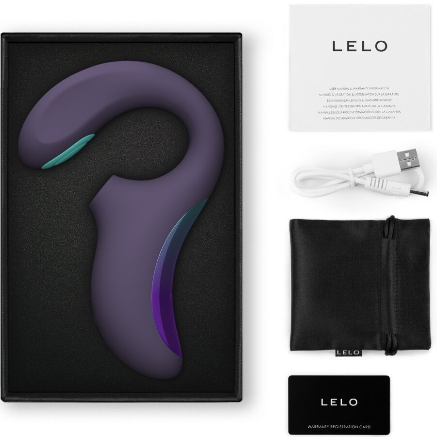 LELO - ENIGMA DOUBLE SONIC VIBRATOR POINT G CYBER PURPLE - immagine 3