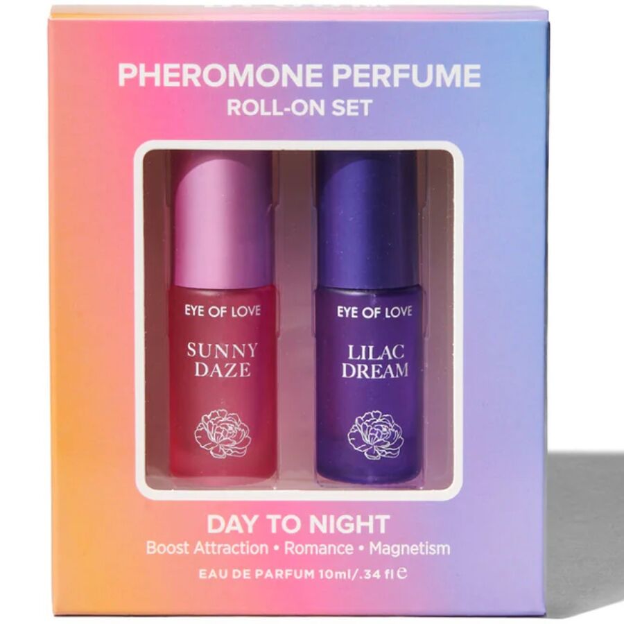 EYE OF LOVE - BLOOM DAY TO NIGHT SET DI PROFUMI ROLL-ON AI FEROMONI 2 X 5 ML - immagine 2