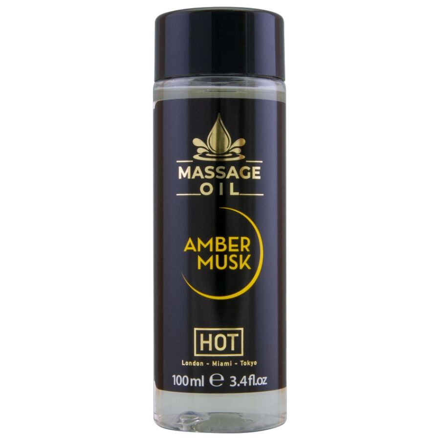 HOT - OLIO DA MASSAGGIO AMBRA E MUSCHIO 100 ML