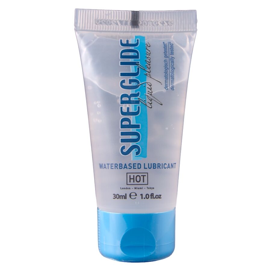 HOT - SUPERGLIDE LIQUID PLEASURE LUBRIFICANTE A BASE D'ACQUA 30 ML