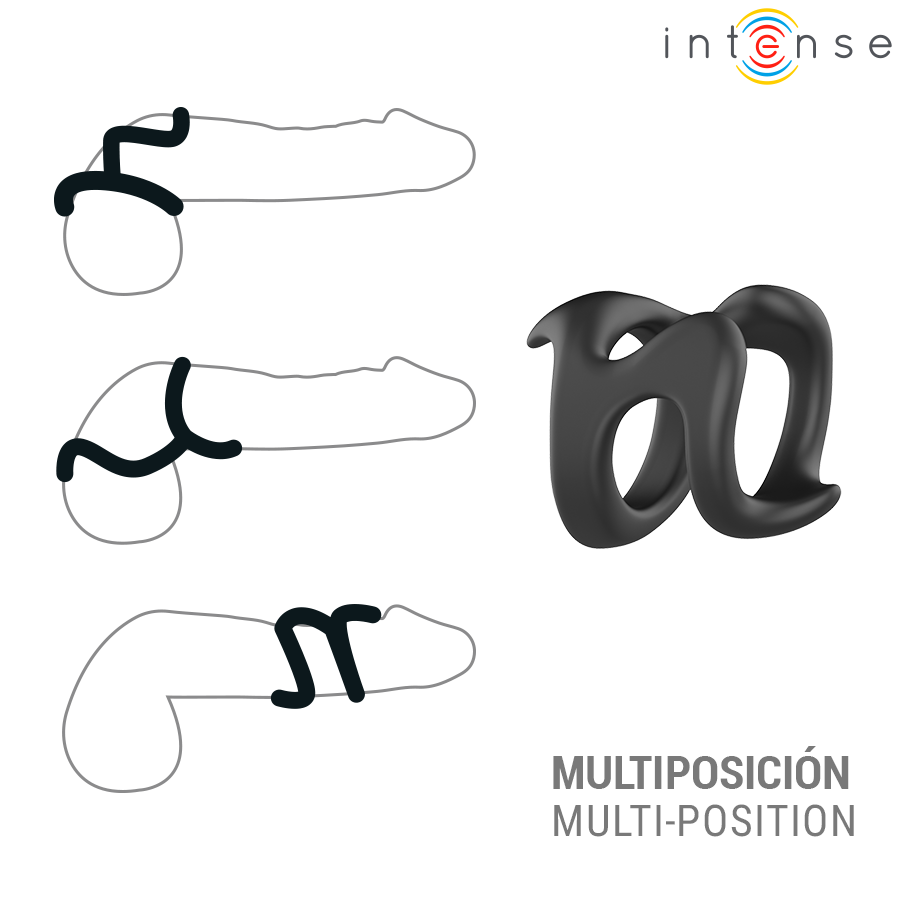 INTENSE - NIKOLAJ ANELLO PER PENE REGOLABILE MODELLO 8 - immagine 3