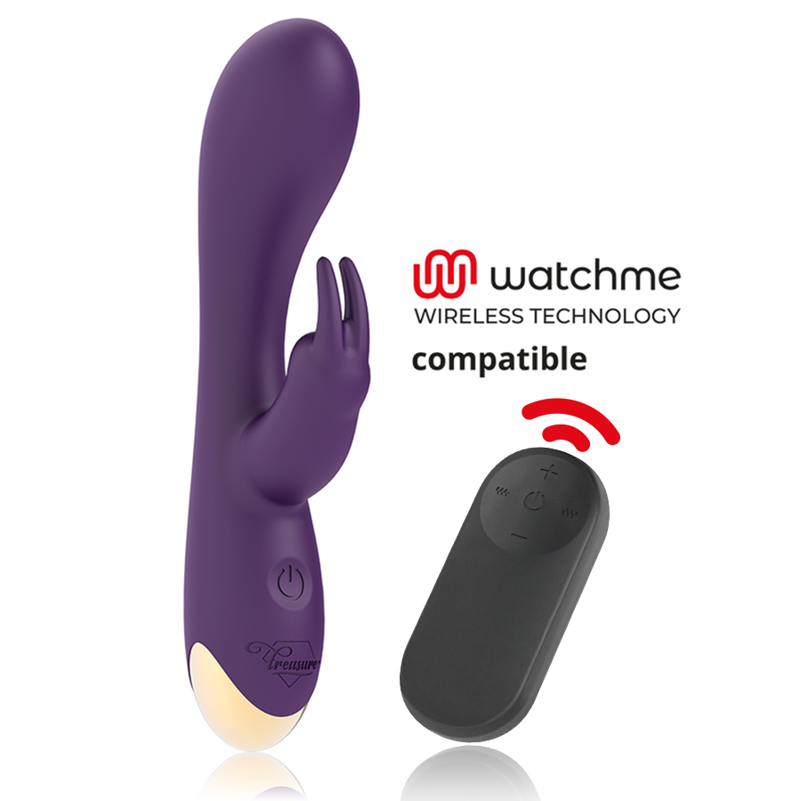 TREASURE - LAURENCE RABBIT VIBRATORE WATCHME COMPATIBILE CON TECNOLOGIA WIRELESS
