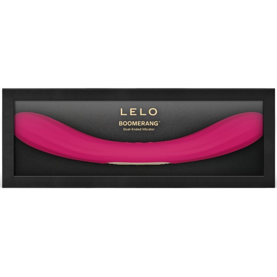 LELO - BOOMERANG VIBRATORE A DOPPIA ENDA CERISE - immagine 4
