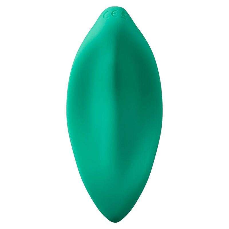 ROMP - WAVE VIBRATORE A ONDE STIMOLATORE CLITORIDEO FORMA ERGONOMICA VERDE ACQUA - immagine 2