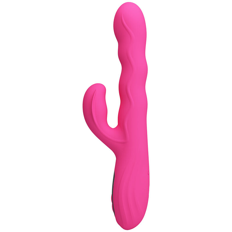 PRETTY LOVE - VIBRATORE A CONIGLIO MULTIFUNZIONE INVERNALE CON DISPLAY LED ROSA - immagine 4