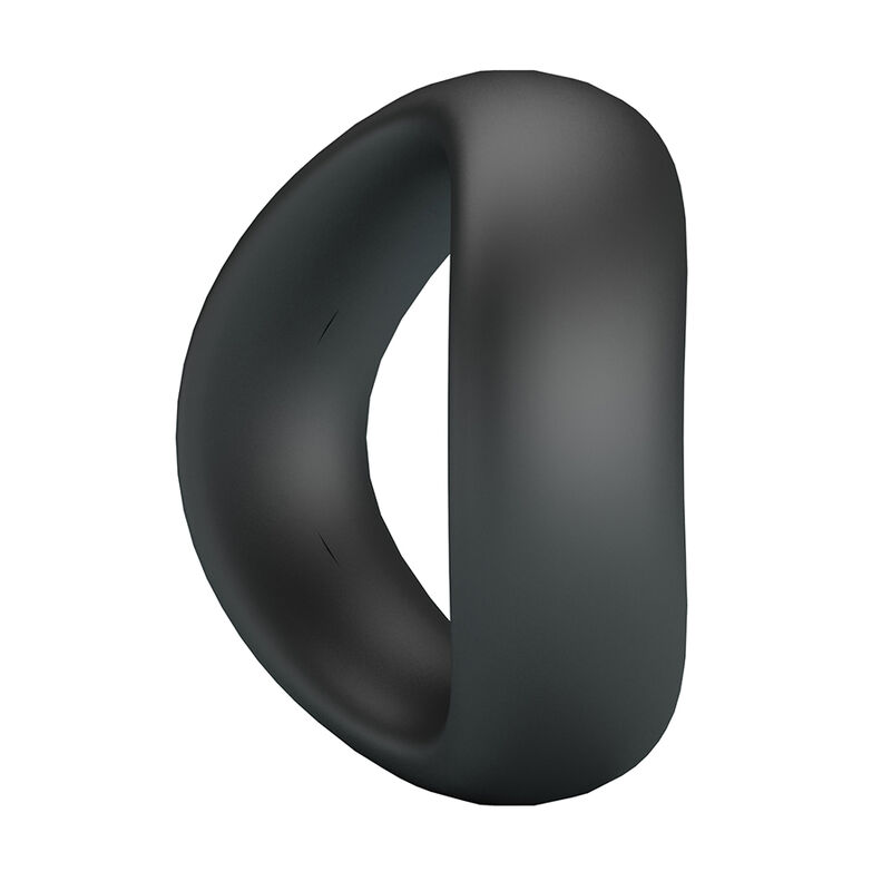 CRAZY BULL - VALEN ANELLO PER PENE ERGONOMICO IN SILICONE NERO - immagine 4