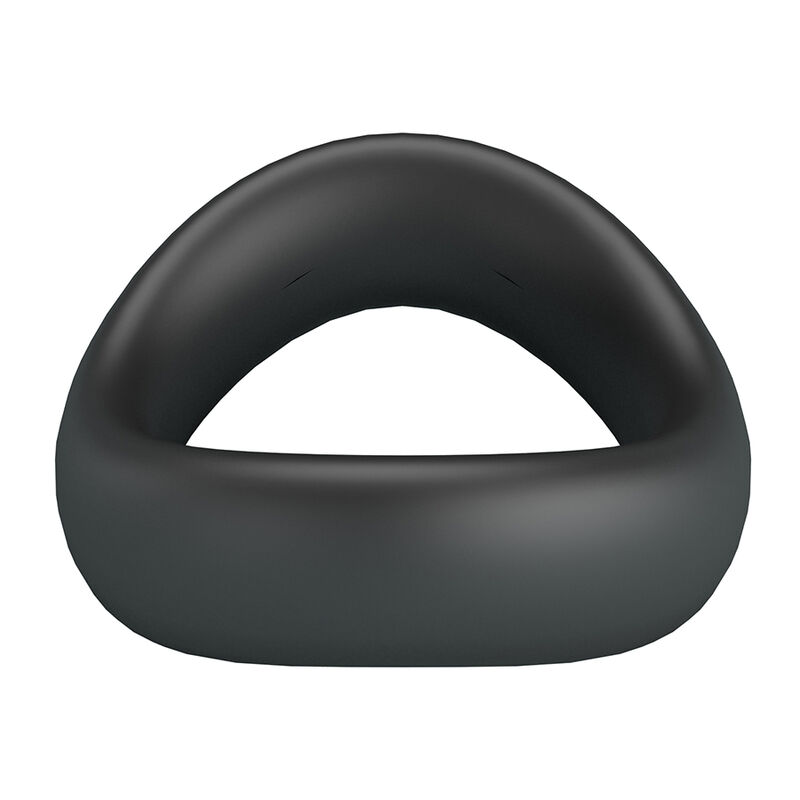 CRAZY BULL - VALEN ANELLO PER PENE ERGONOMICO IN SILICONE NERO - immagine 3