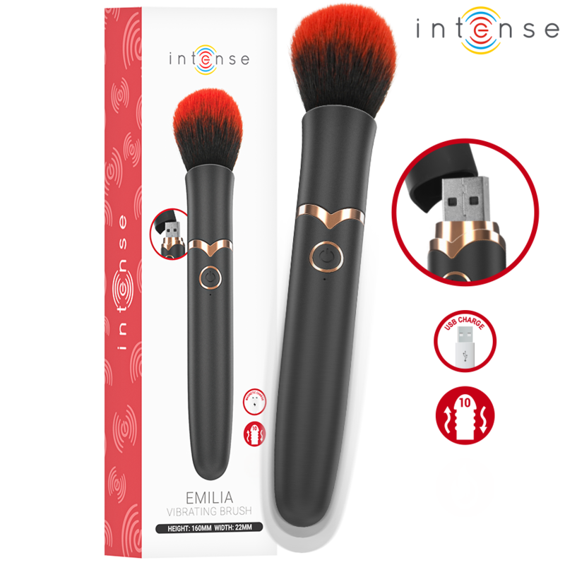 INTENSE - EMILIA SPAZZOLA VIBRANTE RISCALDATA 16 CM