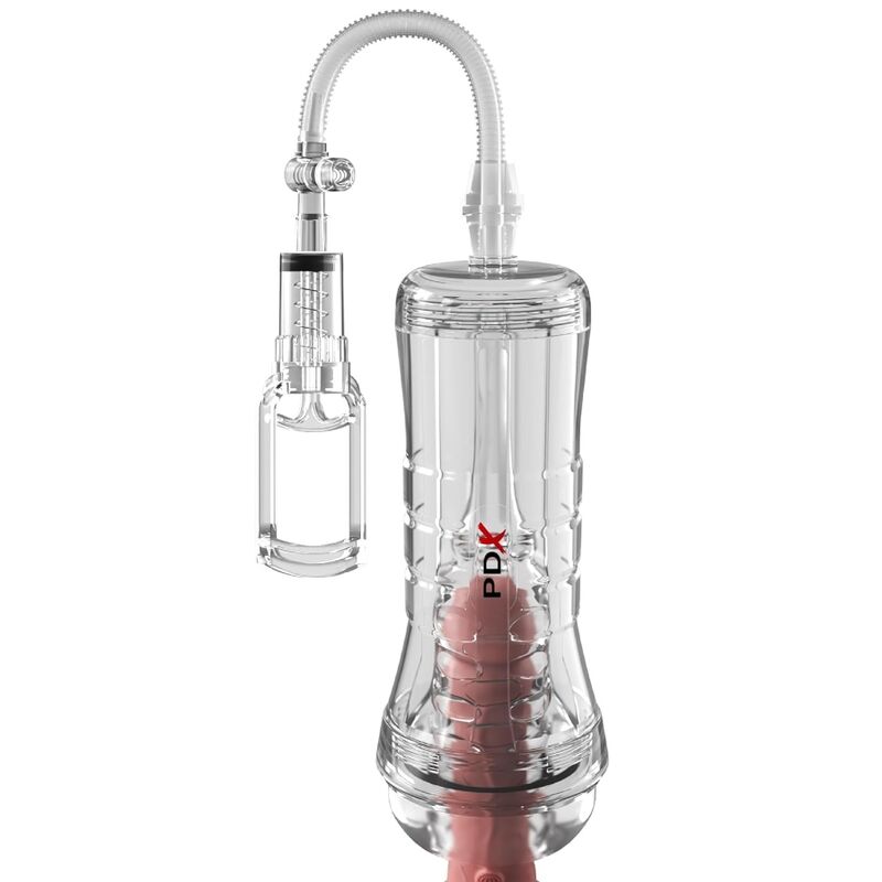 PDX ELITE - ASPIRATORE A TUBO DI VISTA XXL TRASPARENTE CON POMPA DI ASPIRAZIONE 27,3 CM - immagine 3